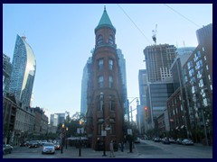 Old Town 09 - Gooderham Bldg, flatiron bldg from 1892. L tower to the left.